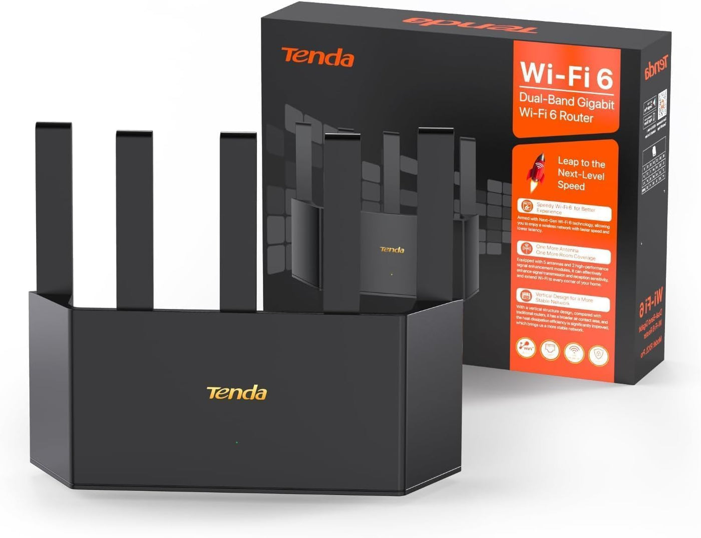 Tenda AX1500 - Enrutador WiFi 6 (RX2L Pro) - Enrutadores WiFi Gigab...