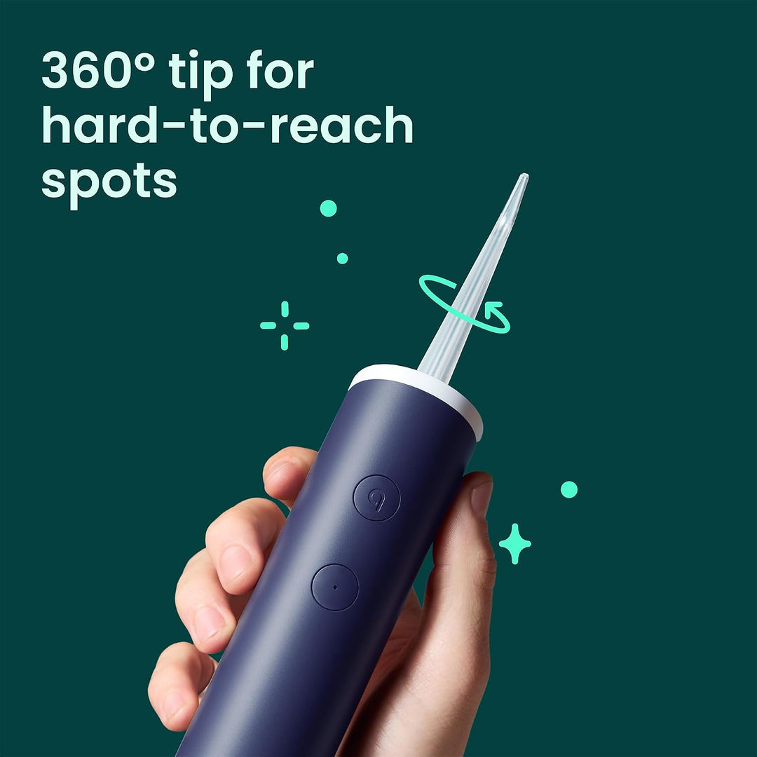 quip Flosser de agua - Irrigador dental inalámbrico con presión aju...