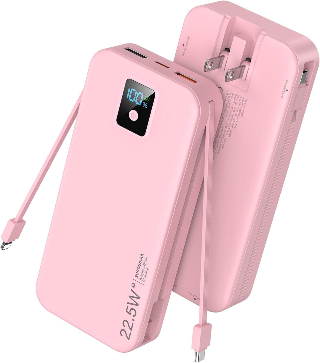 Cargador portátil, 20000 mAh 22.5 W, cargador de batería de carga r...