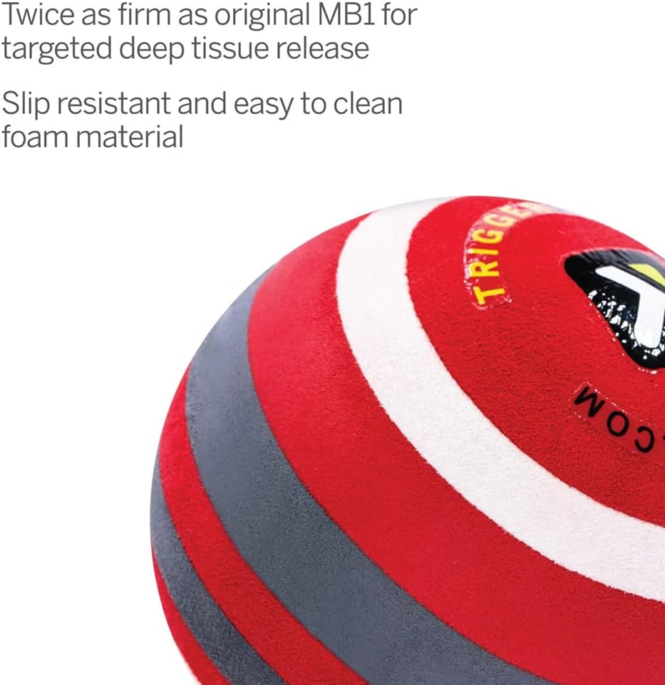 Trigger Point Performance TriggerPoint - Bola de masaje de espuma para masaje de tejido profundo, MBX extra firme (2.6 pulgadas)