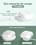 Yitonglian Funda de cargador inalámbrico de repuesto para Airpods