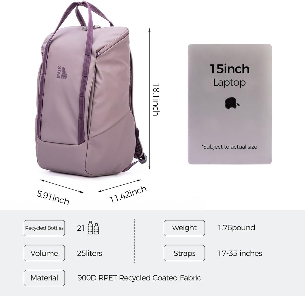 INUK Mochila para laptop para estudiantes universitarios y trabajo,...