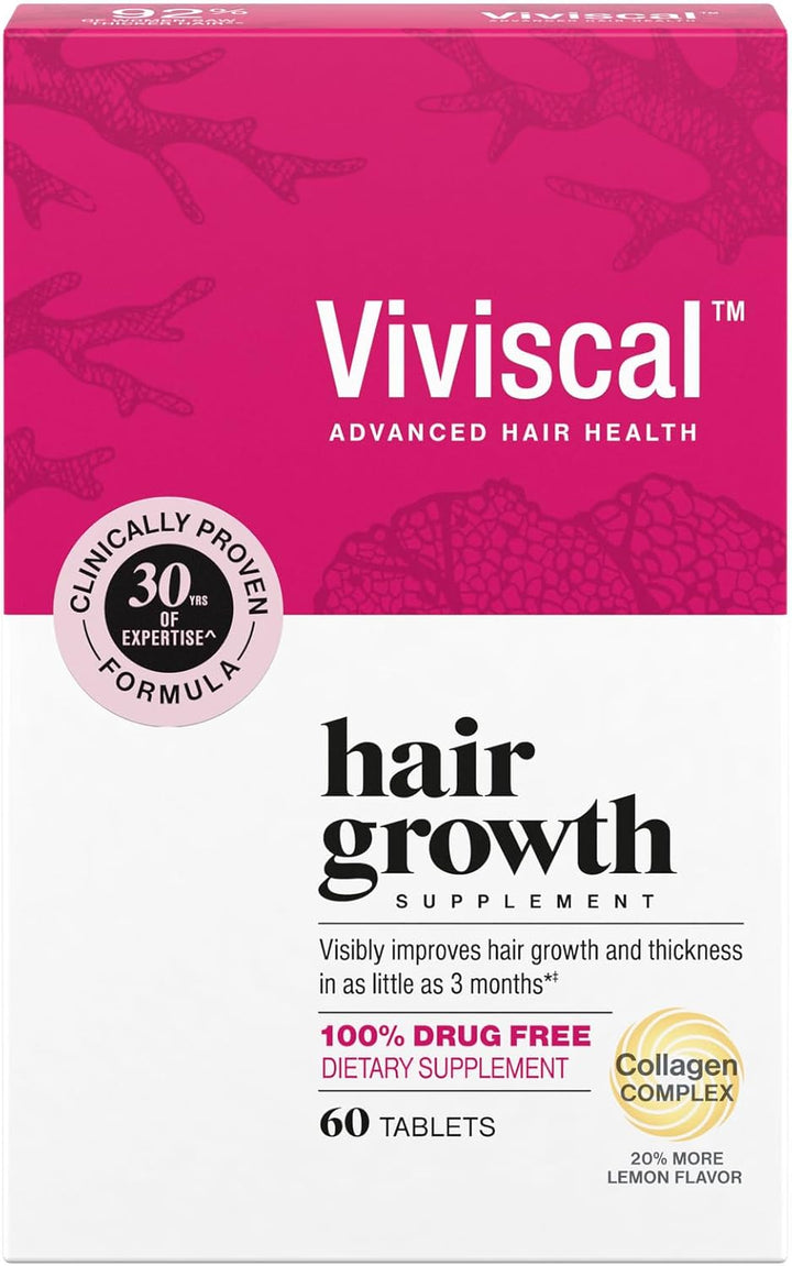 Viviscal - Suplementos para el crecimiento del cabello para mujer p...