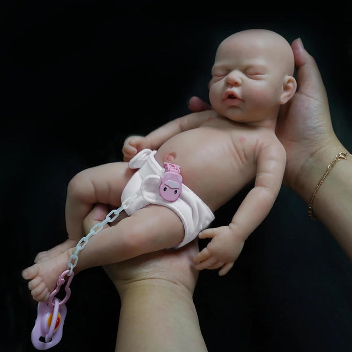 Muñecas de bebé Reborn de 12 pulgadas, muñecas de bebé de silicona...