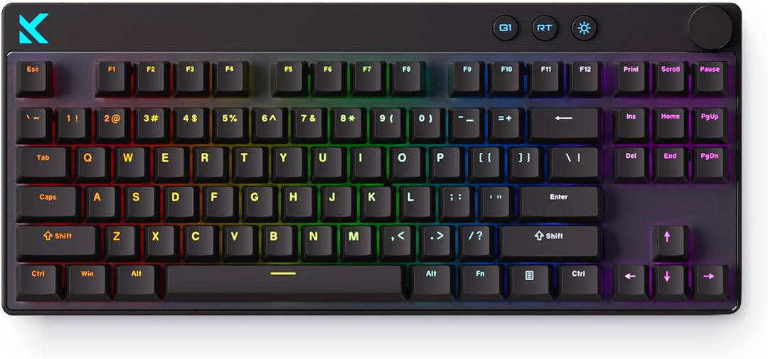 MCHOSE Mix 87 TKL Wired Gaming Keyboard Magnetic Switch Hall Effect...