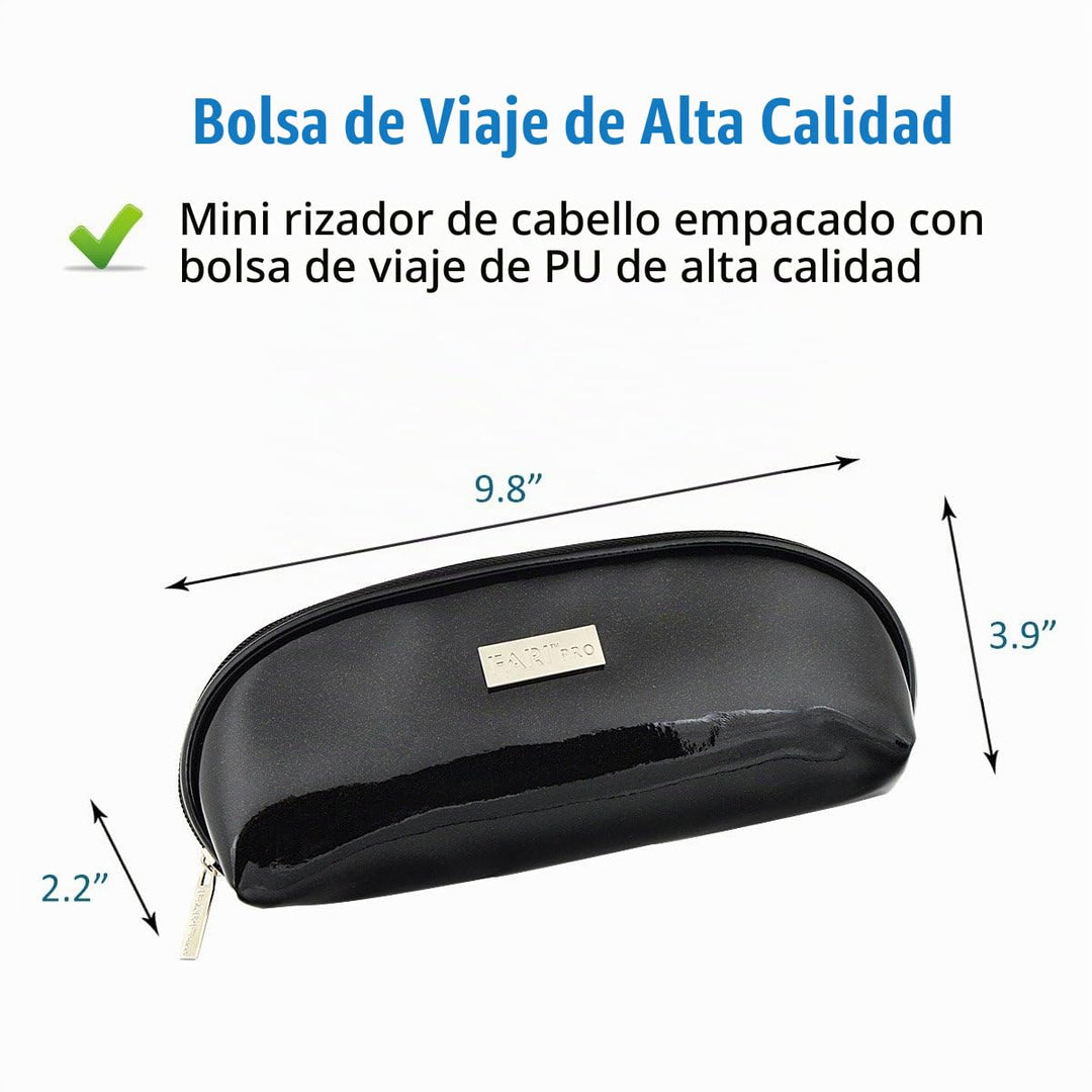 FARI Kit de rizador de pelo de viaje y mini plancha plana 2 en 1, j...