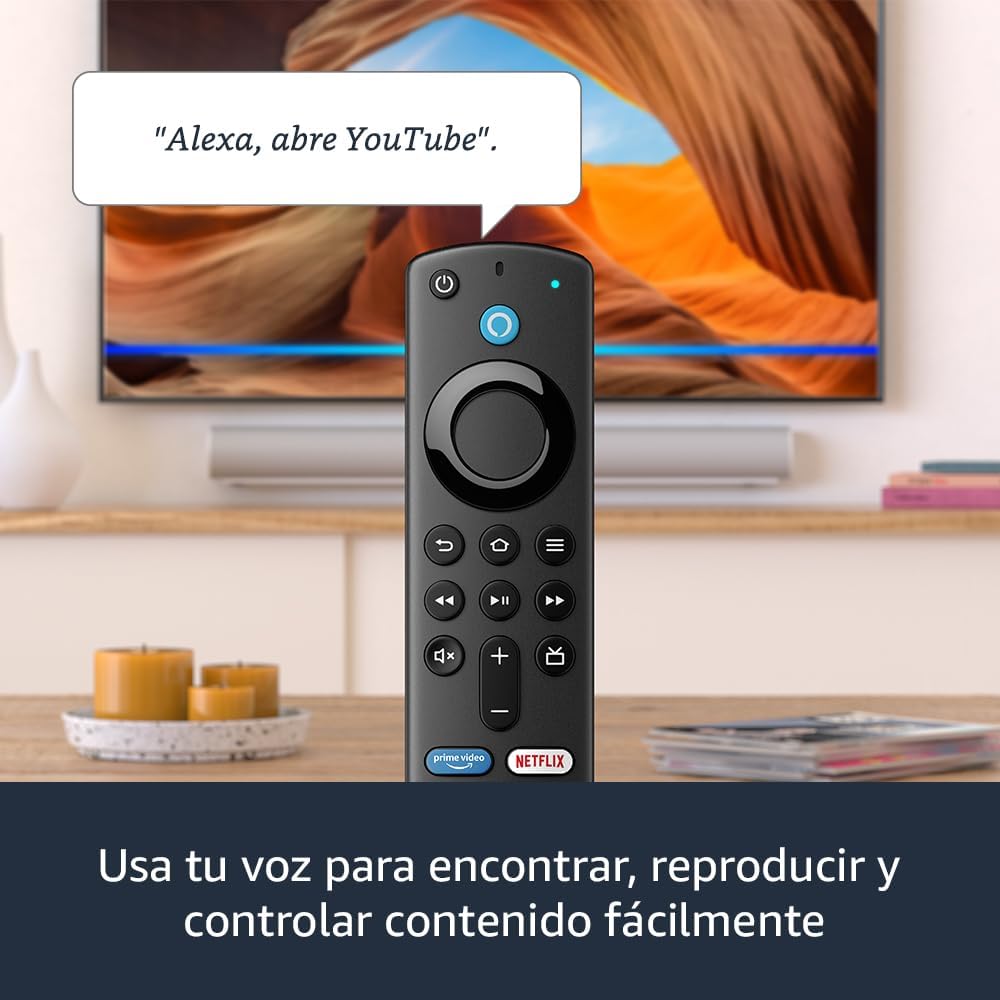 Amazon Fire Tv Stick 3ra Gen Última Versión De Voz Full Hd 8gb Negro