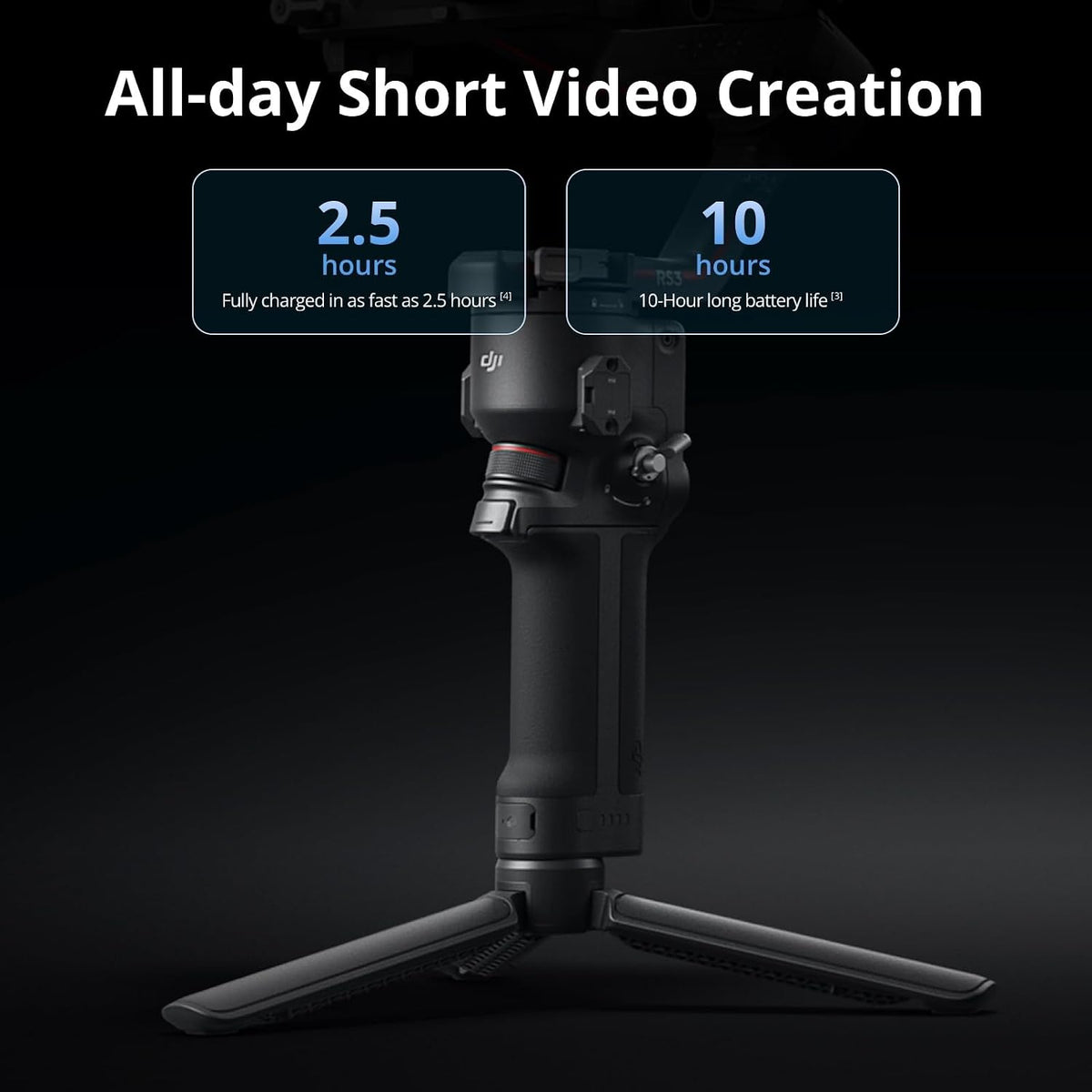 DJI RS 3 Mini, estabilizador de cardán de cámara, Canon/Sony/Nikon/Fujifilm