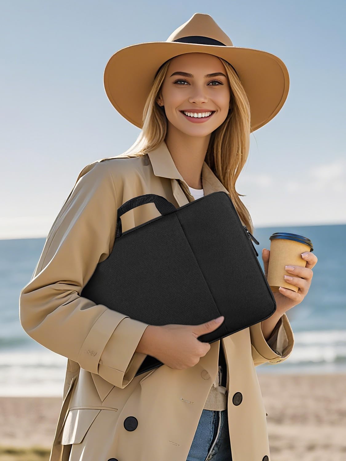 UPERFECT Funda protectora para laptop de 22", funda protectora...