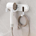 Soporte para secador de pelo blanco, soporte para secadora de pelo