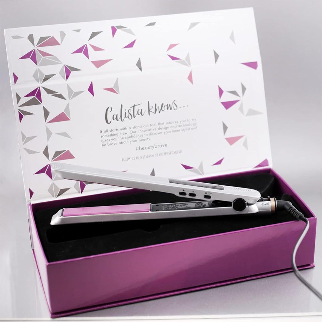 Calista StyleVibe - Plancha vibradora para el cabello, plancha para...