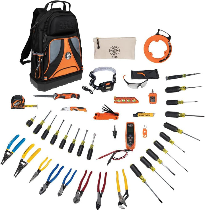 Klein Tools El kit de herramientas manuales 80141 incluye alicates,...
