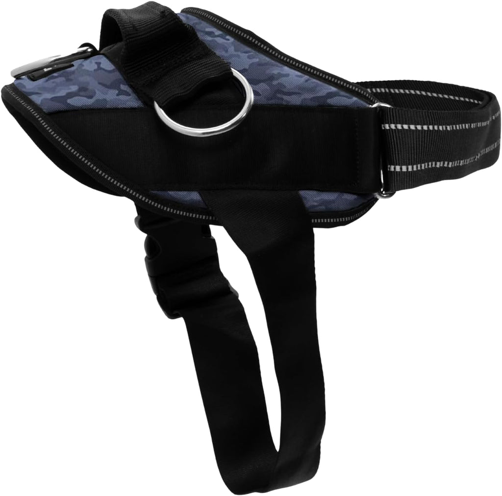 ShawnCo Arnés esencial para perro, chaleco sin tirones para mascotas con 3 clips de correa, sin estrangulamiento, reflectante, ajustable y acolchado, para caminar y entrenar fácilmente para perros