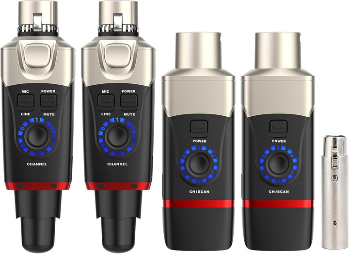 Xvive Sistema de micrófono inalámbrico U35 con transmisor XLR de 5....