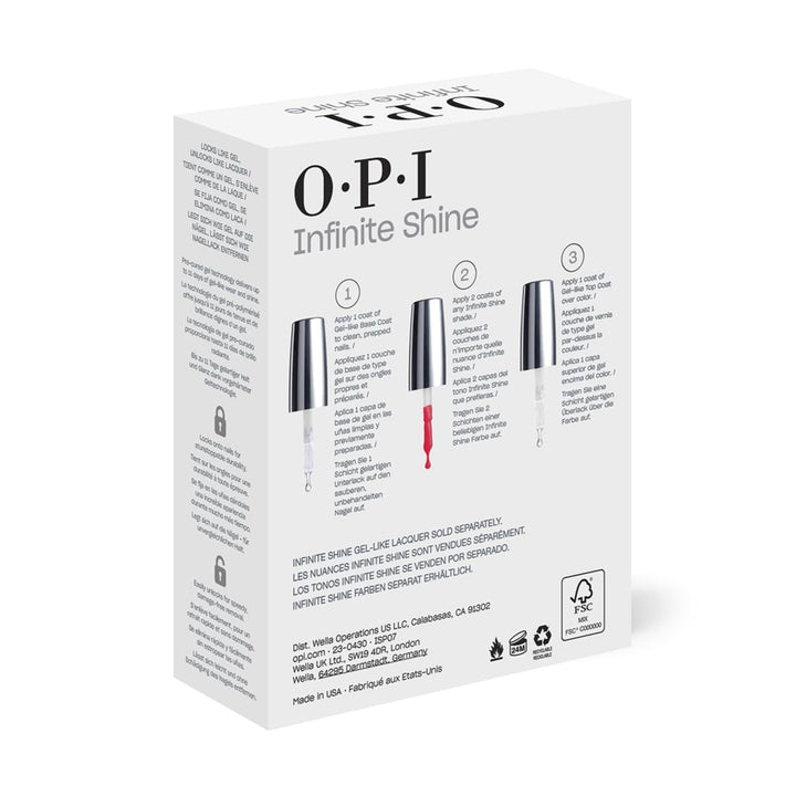 OPI Infinite Shine - Base y capa superior similar al gel de larga d...