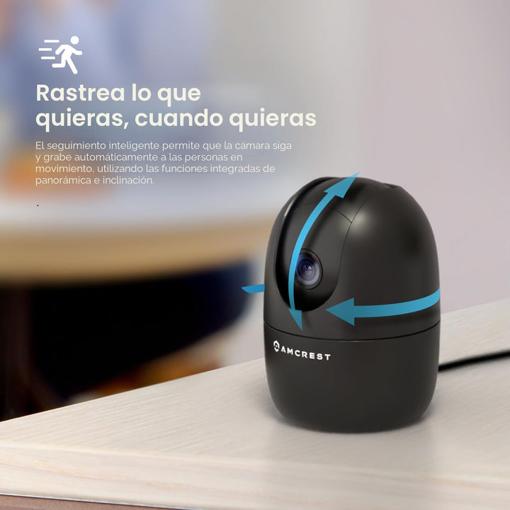 Amcrest Cámara WiFi 1080P para interiores, cámara de niñera, cámara...