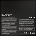 AMD Procesador de escritorio desbloqueado Ryzen™7 9700X de 8 núcleos y 16 hilos
