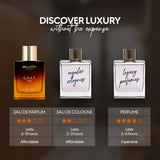 BellaVita Luxury G.O.A.T. Eau De Parfum para hombre (3.4 onzas líqu...
