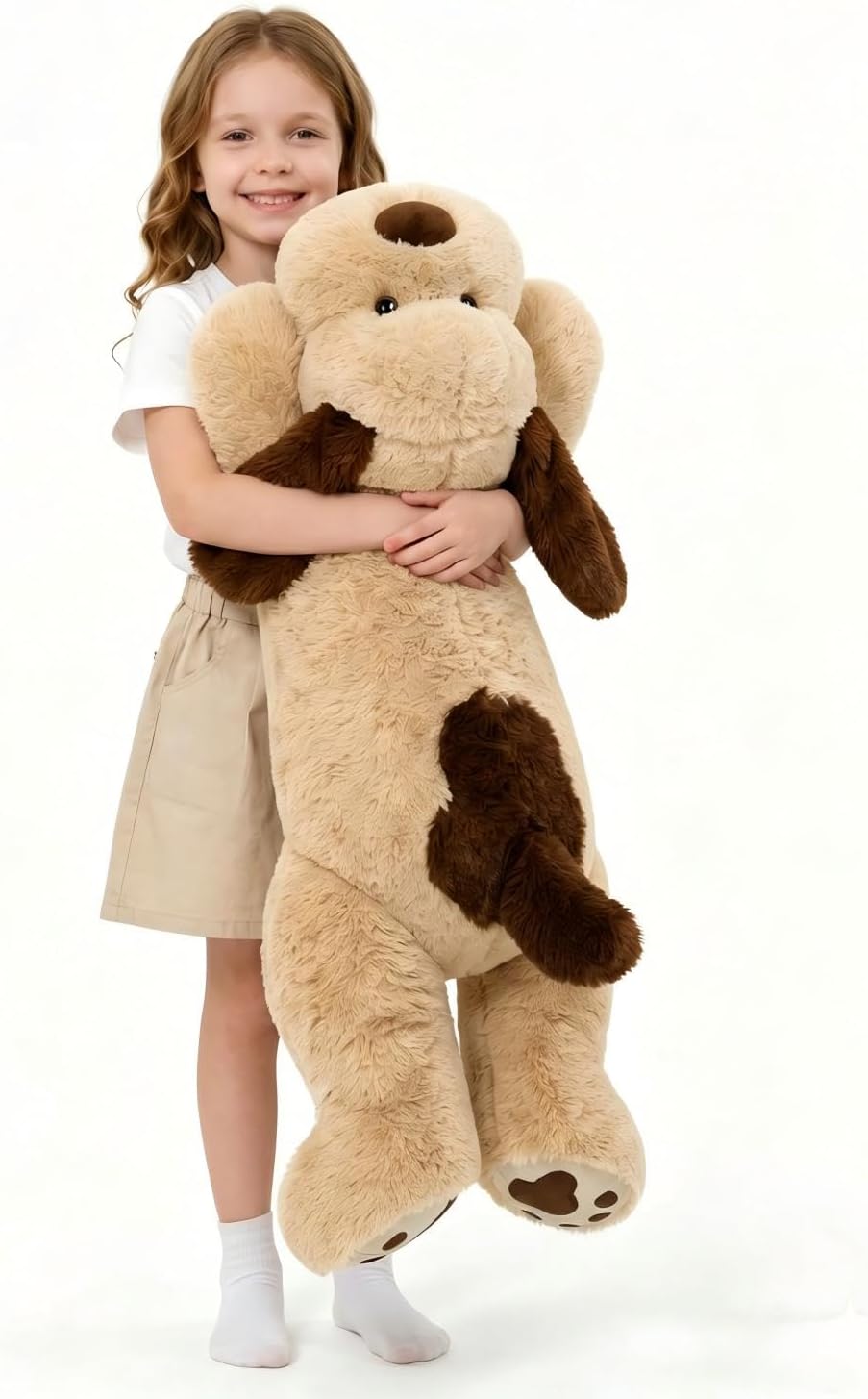 MaoGoLan Peluche de perro gigante, peluche grande de 31 pulgadas