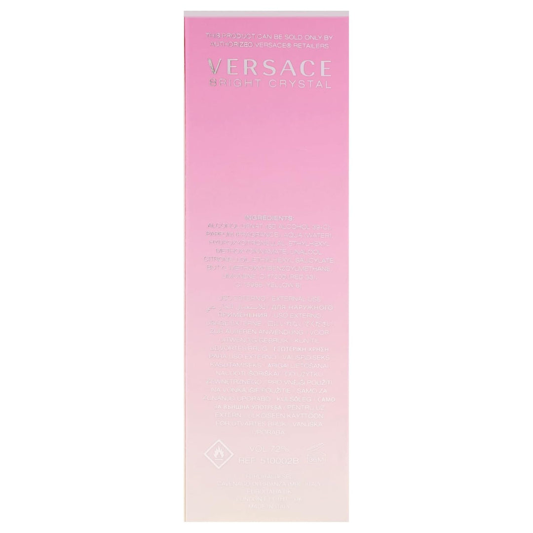 Versace Bright Crystal - Eau De Toilette en espray para mujer, fres...