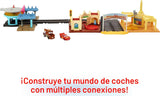 Mattel Disney y Pixar Cars On The Road Playset con 2