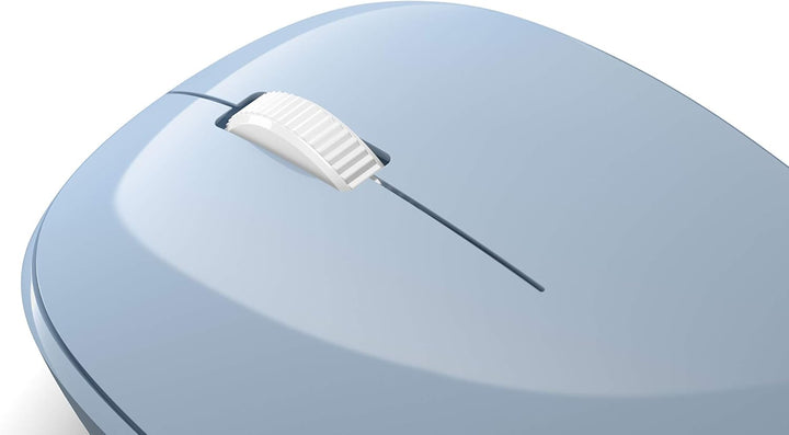 Ratón Bluetooth Microsoft - Azul Pastel. Diseño cómodo, uso para di...