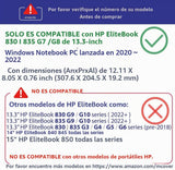 mCover Funda compatible solo para HP EliteBook 830 G7 \/ G8 de 13.3...
