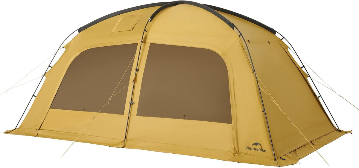 Naturehike Dune Tent Dura con Válvula de Estufa, Doble Capa, Tienda de 4 Estaciones, Impermeable para 2-4 Personas de Acampar