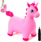 Unicorn Bouncy Animal Hopper | Bounce Ride-en Horse para Toddler 18M+