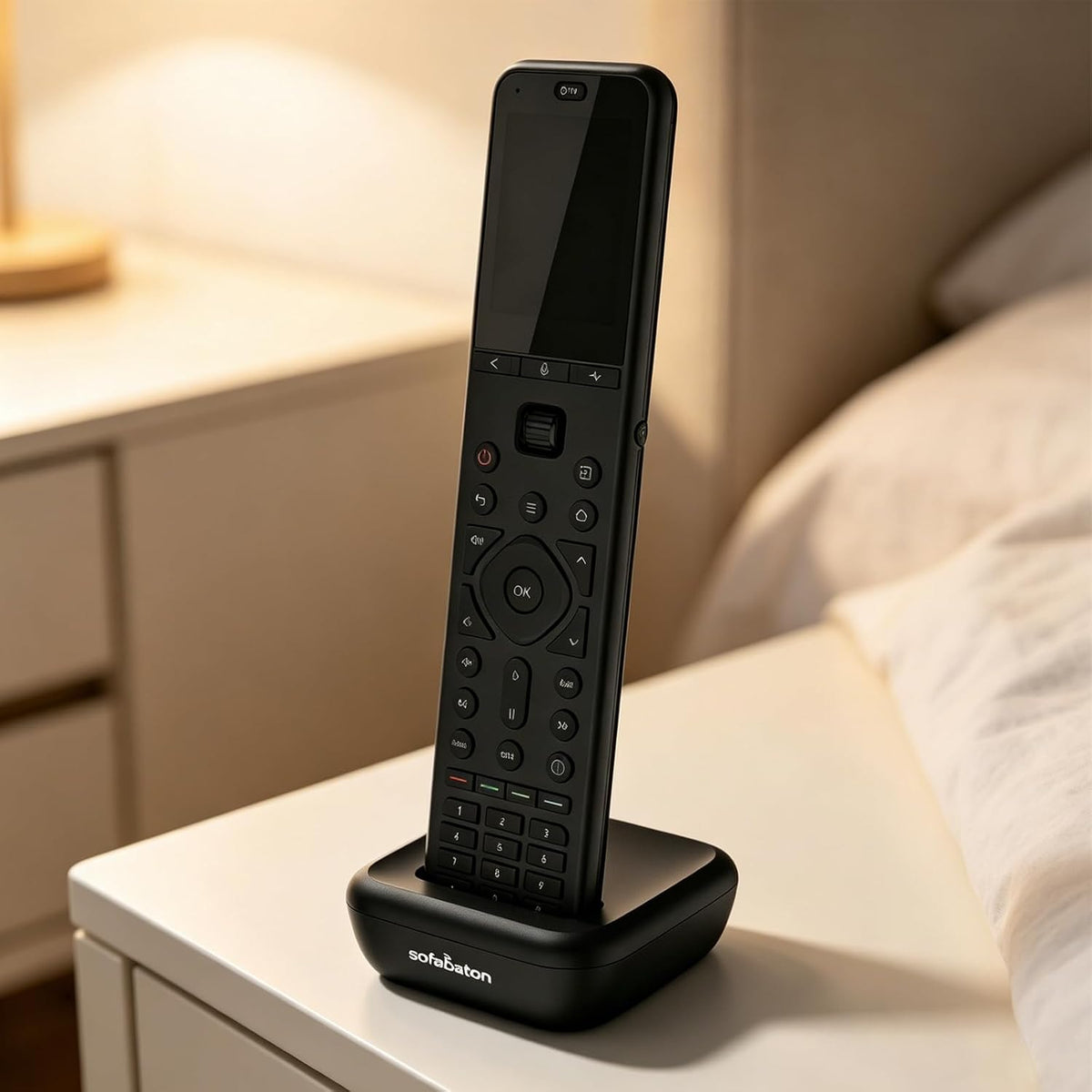 Sofabaton Base de carga para control remoto universal U3, soporte de cargador de estación base con cable USB-C y adaptador, compatible solo con Sofabaton U3