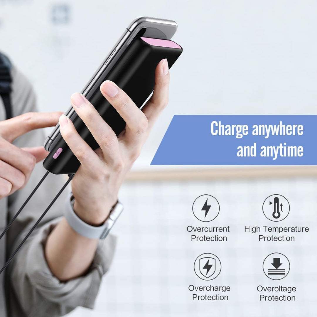 Cargador portátil de 25,800 mAh, 5 V\/3 A USB C de entrada y salida...