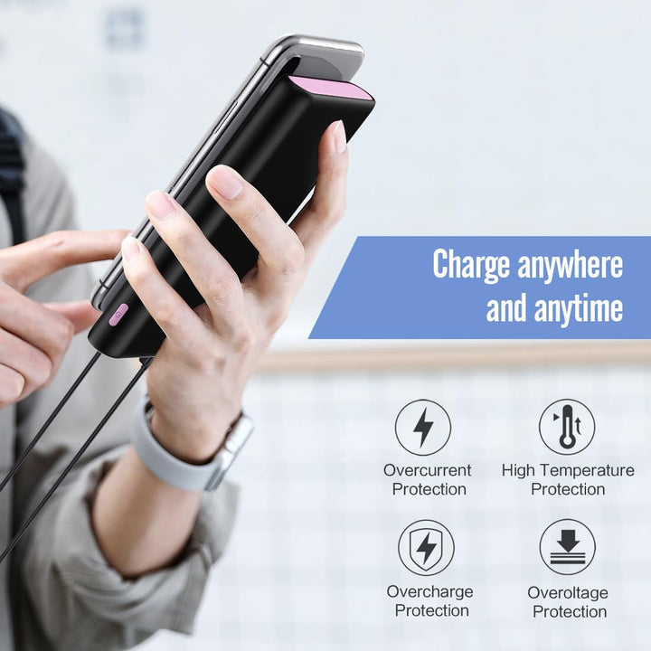 Cargador portátil de 25,800 mAh, 5 V\/3 A USB C de entrada y salida...
