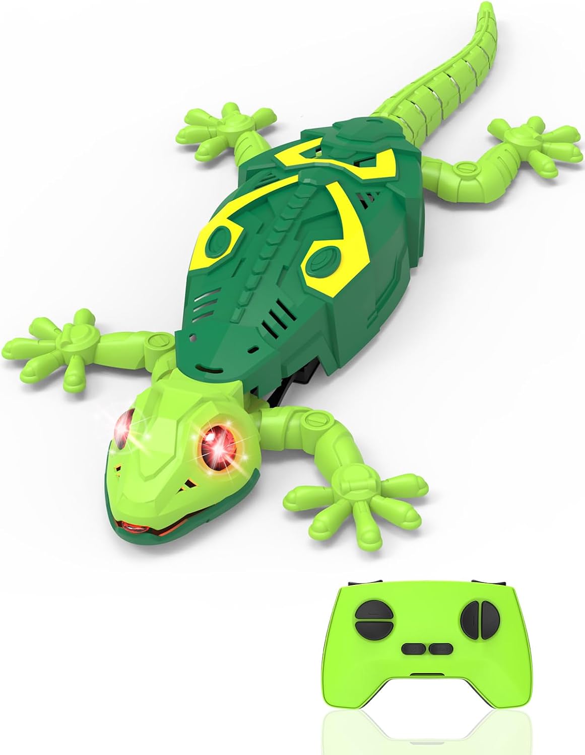 Lagarto de escalada de pared, Gecko rastreador de pared, auto de control remoto para niños, lagarto eléctrico de techo de piso, juguete de broma genial, regalos de cumpleaños de Navidad para niños y