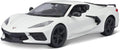 Maisto Línea de montaje a escala 1:24 Chevrolet Corvette Stingray Coupe 2020, color blanco