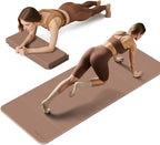PAIDU Esterilla de yoga plegable para fitness, extra gruesa de 2/5 pulgadas (0.394 in) | TPE antideslizante certificado SGS | 75 x 26 pulgadas extra larga | portátil y fácil de almacenar | para yoga