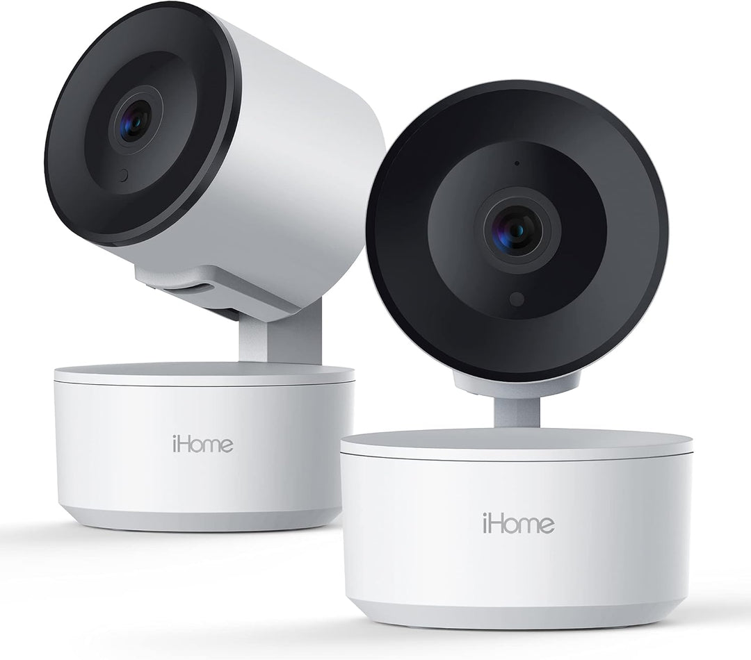 iHome Roto Smart - Cámara de seguridad inteligente WiFi de seguimie...