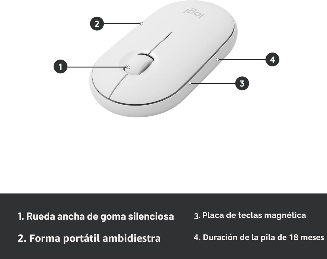 Logitech MK470 - Teclado [versión en inglés] y mouse inalámbricos d...