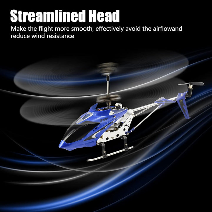 Cheerwing S107\/S107G Phantom 3.5 canales, minihelicóptero RC con g...