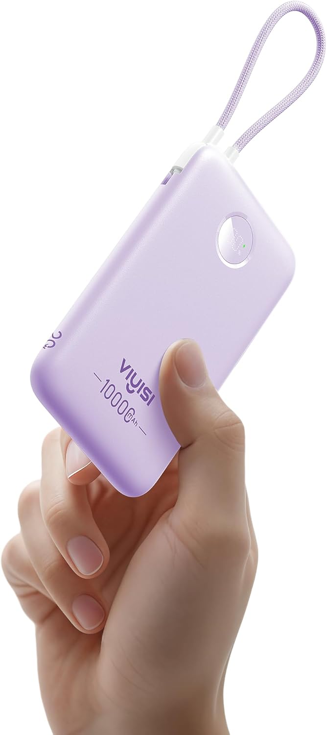 VIYISI Cargador portátil delgado de 10000 mAh, batería compacta de...