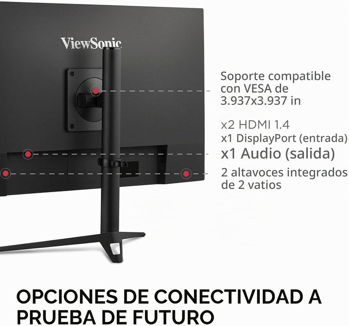 ViewSonic VX2728J - Monitor para juegos de 27 pulgadas 1080p, IPS c...