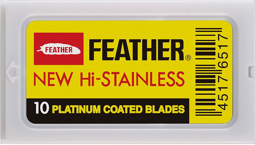 Feather Cuchillas de afeitar de seguridad de doble filo, (50 unidad...