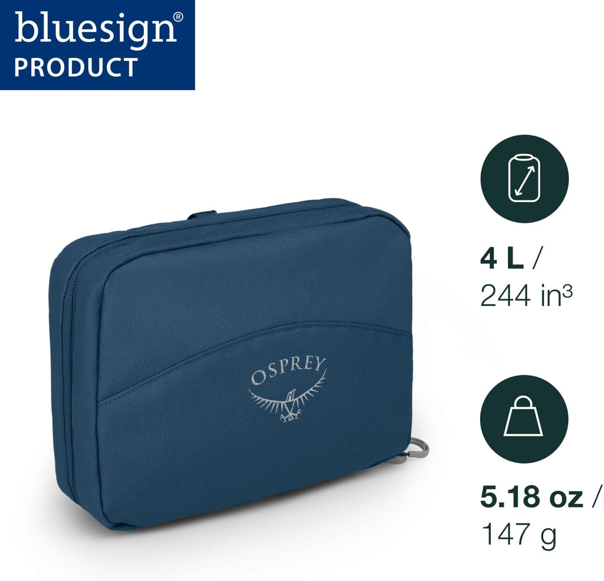 Osprey Daylite Kit de Aseo Colgante, Azul Nocturno