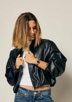 NIXON Eddy A1459-100m Resistente al Agua Reloj Análogo para Mujer