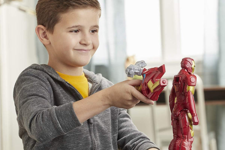Avengers Marvel Titan Hero Series Blast Gear Iron Man Figura de acc...