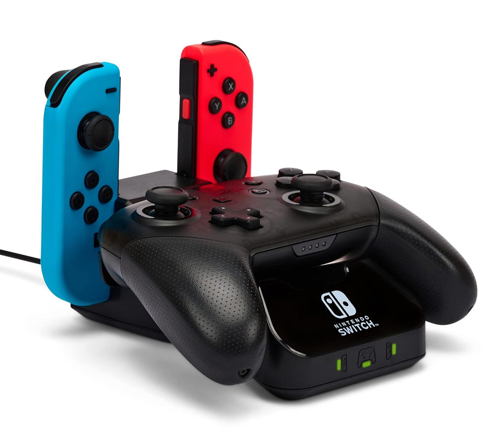 PowerA Controller carga Base para Nintendo interruptor, negro, Wireless Controller carga, Charge, rechargeable battery, Nintendo interruptor, Joy-Con carga, PowerA Wireless carga