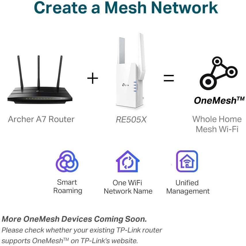 TP-Link Extensor WiFi RE505X Amplificador de Internet renovado