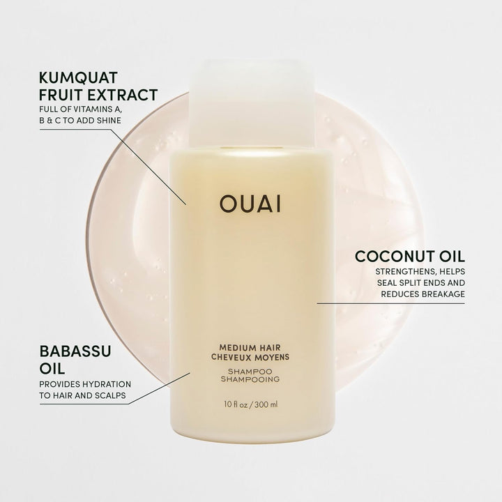 OUAI Champú para cabello mediano \u2013 Champú hidratante de tamaño...