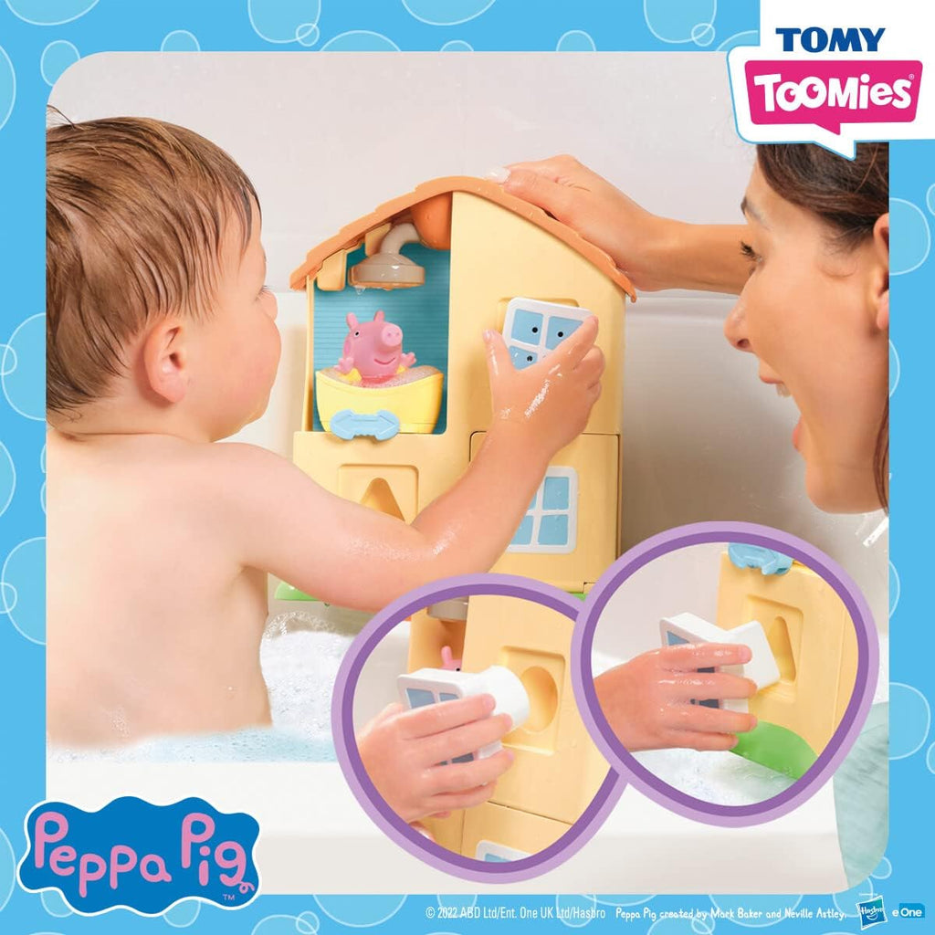 TOMY Toomies Casa de Baño de Peppa Pig