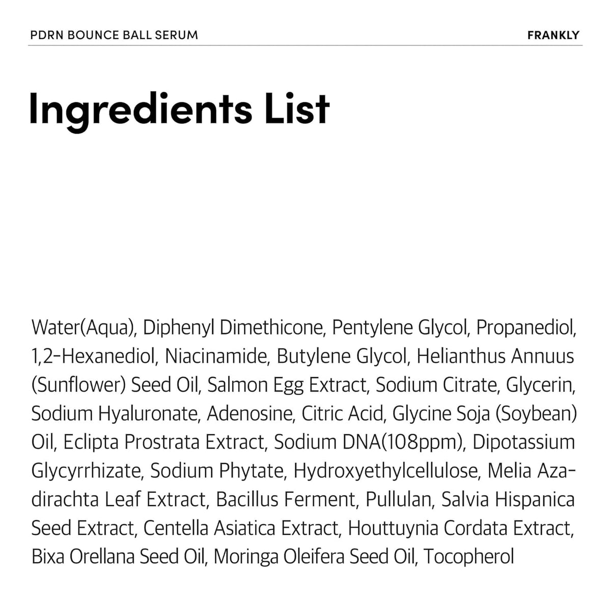 FRANKLY Salmon PDRN Bounce Ball Serum \u2013 99% Pure Salmon DNA PD...
