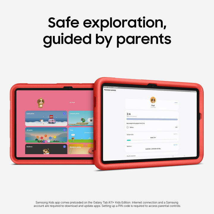 Samsung Galaxy Tab A11+ Kids Edition, tableta Android de 128 GB, pa...